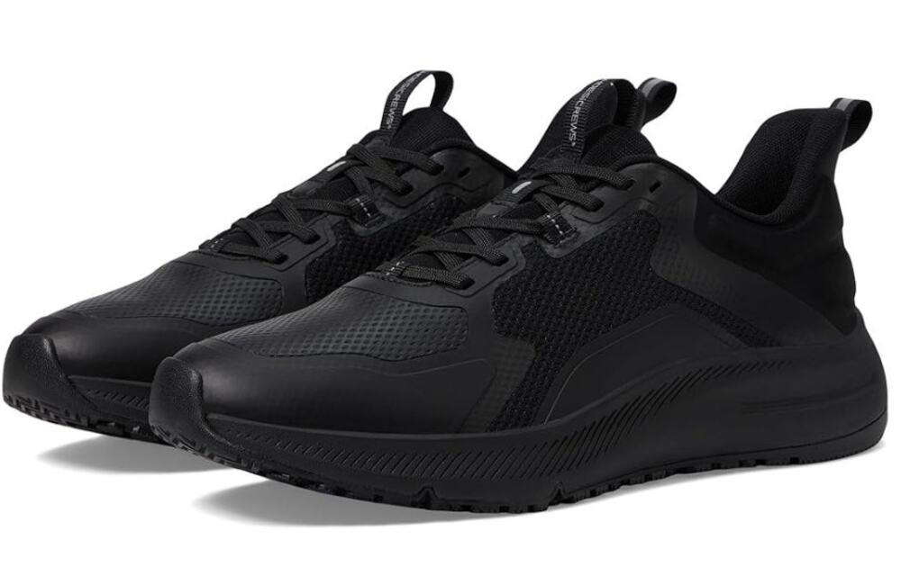 Shoes for Crews Mens Crossing Work Shoe US 7.5 Wide Black SR Water Resistant NIB